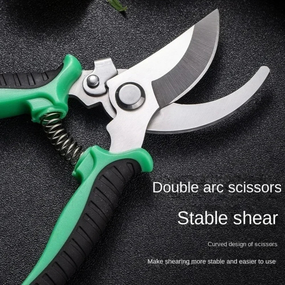 Professional Branch Trimming Garden Pruning Shears Multifunctional Pruner with Stainless Steel Scissors for Vegetable Fruit Tree