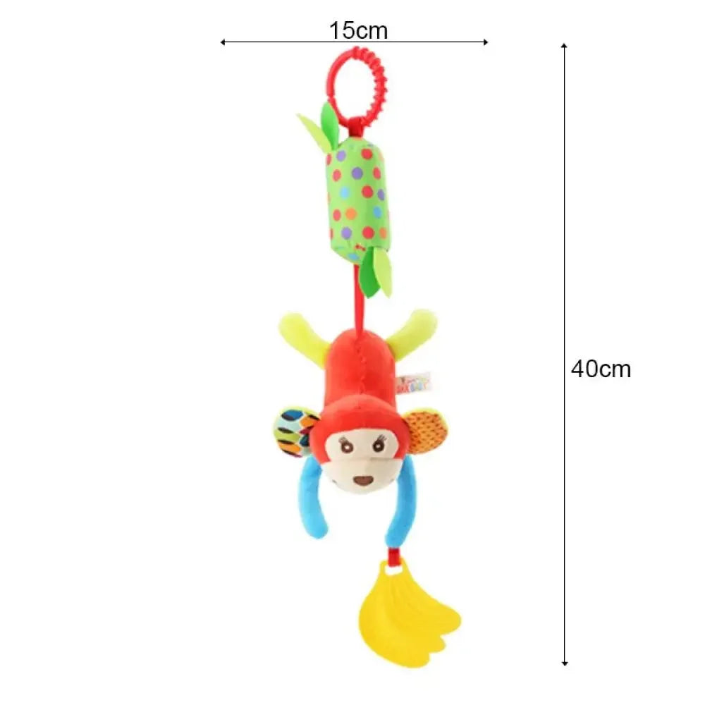 7Types Baby handheld toys rattle music Teether can bite Baby grip training Crib bell Stroller hanging bell Giraffe gift