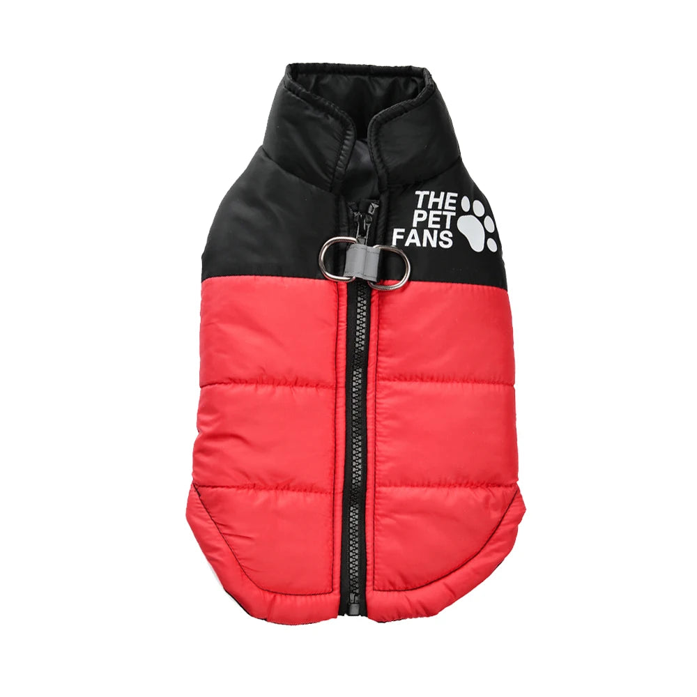 Winter Big Dog Jacket Coat Windproof Clothes For Medium Large Dogs Labrador Vest Outfits Cozy Warm Golden Retriever Pet Apparel