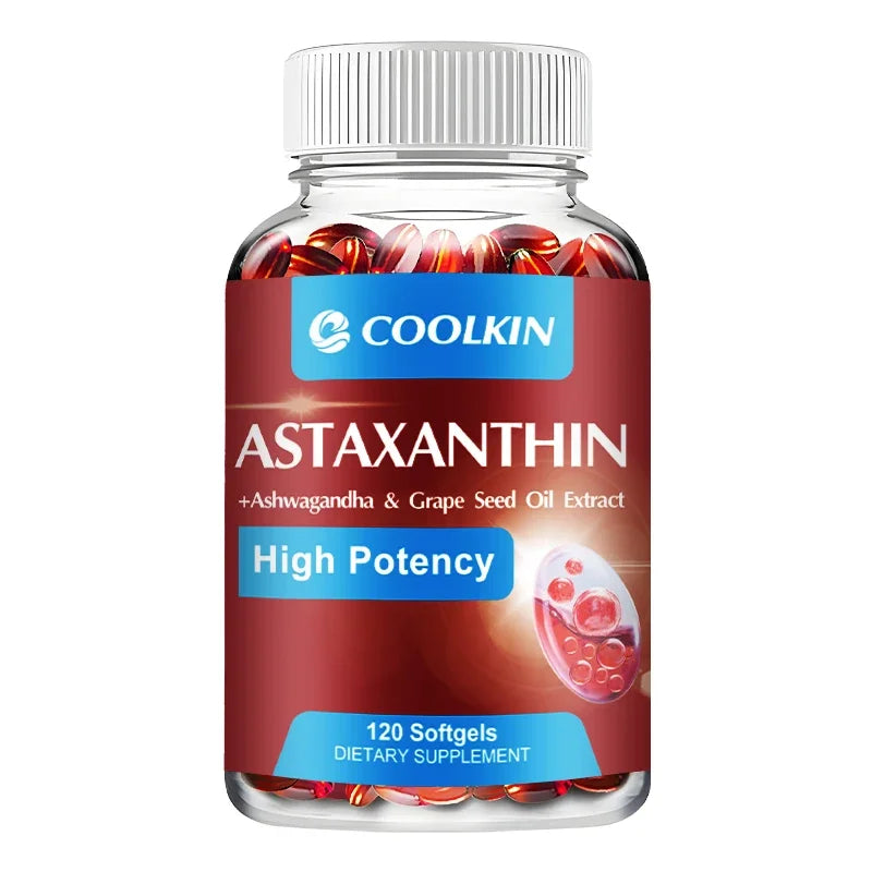 Astaxanthin 24mg - Remium Antioxidant, Natural Support for Post-Exercise Recovery + Joint, Skin, Eye Health - 120 Capsules