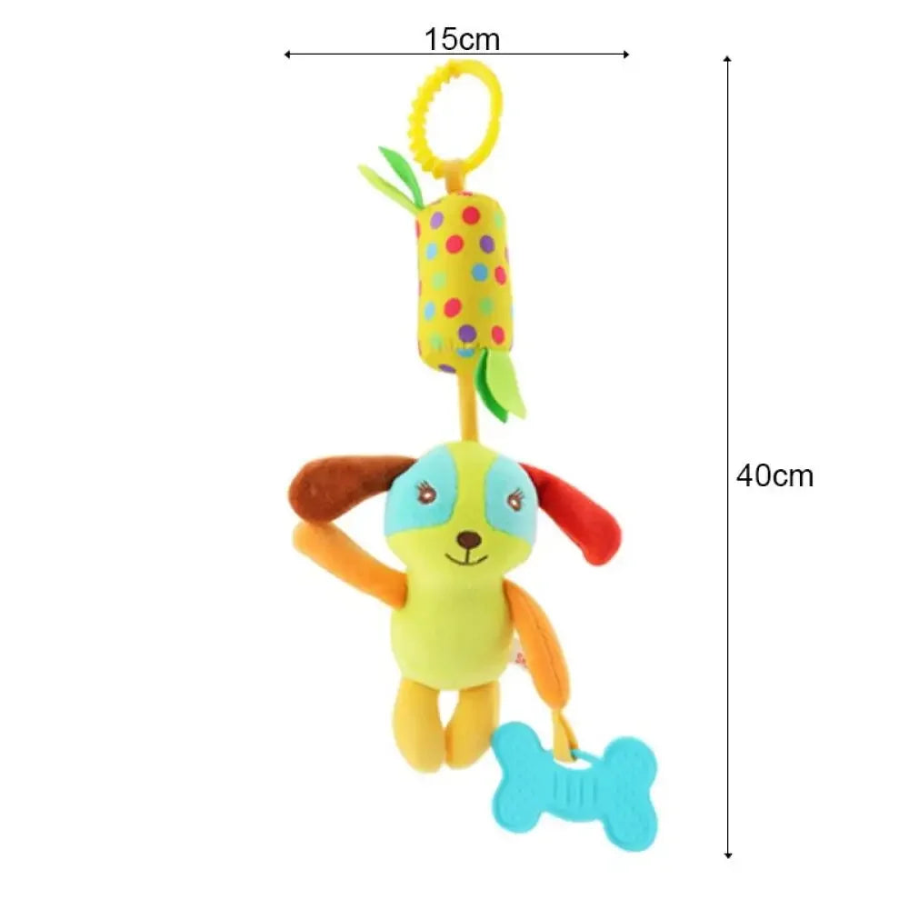 7Types Baby handheld toys rattle music Teether can bite Baby grip training Crib bell Stroller hanging bell Giraffe gift