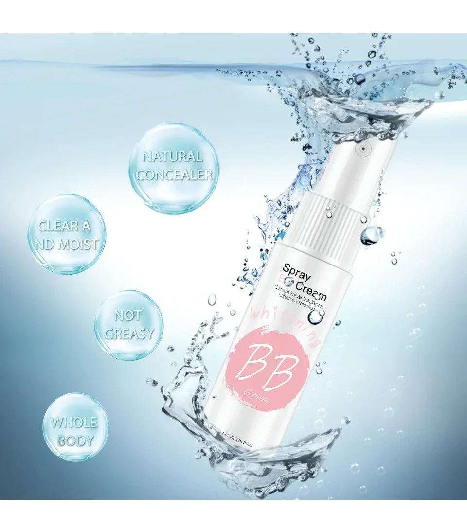 BB Cream Whitening Moisturizing Base Spray Waterproof Concealer Brighten Face Beauty Skin Care Foundation Makeup Korean Cosmetic