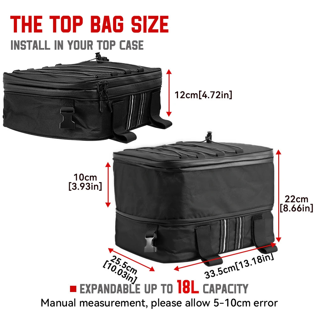 Motorcycle Luggage Bags Additional Bags for BMW GS 1200 LC Adventure 2013-2017 R1250GS R1200GS Adventure Top Pack