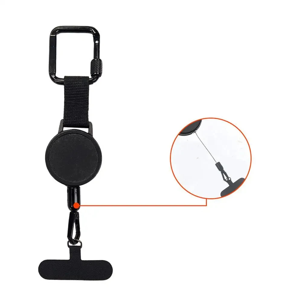 Retractable Anti-Theft Phone Holder Cellphone Lanyard Strap Smartphone Safety Tether DYM Belt Clip Cellphone Lanyard for Travel