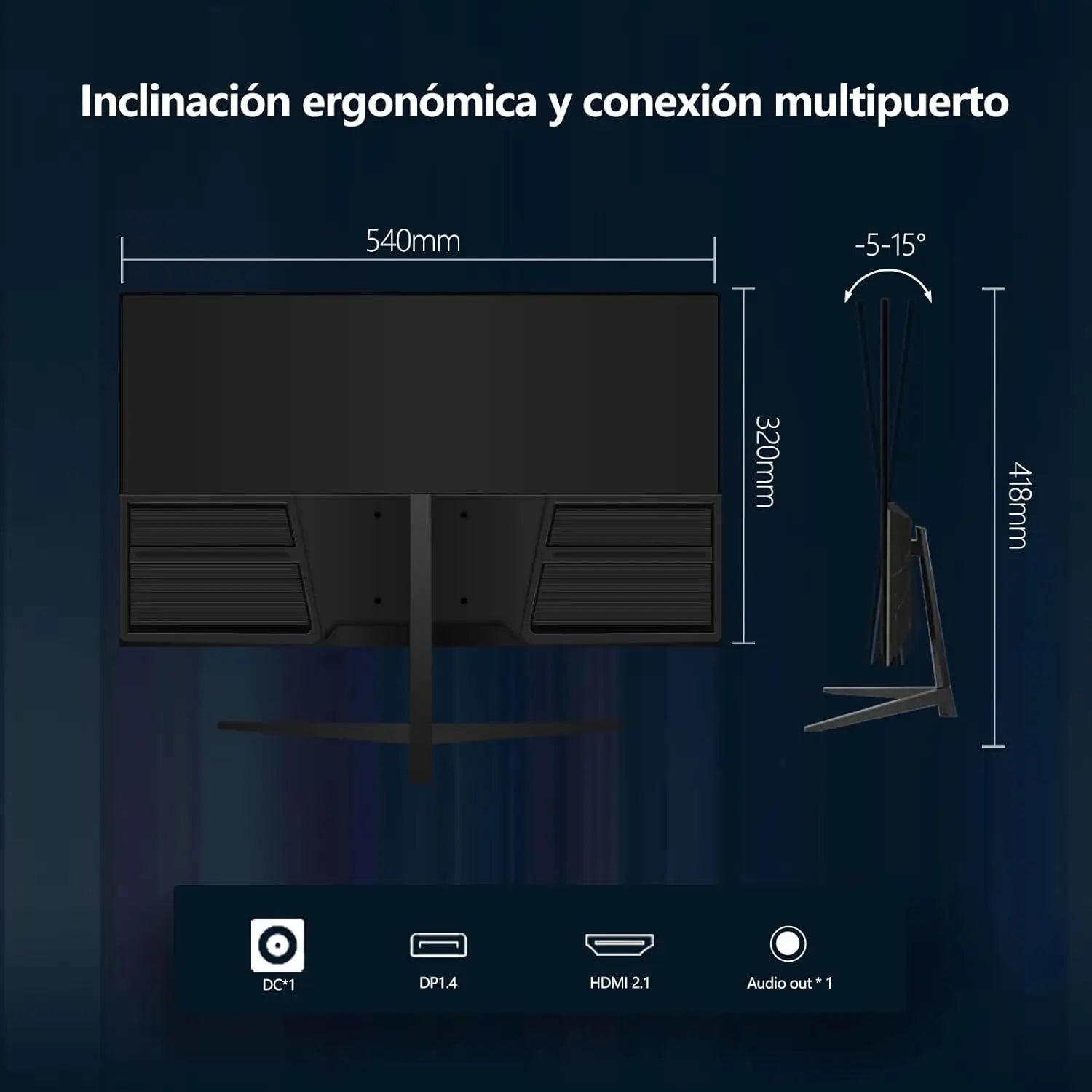 FYHXele 24" Fast IPS Gaming Monitor — FHD 1080p | 180Hz | 1ms | FreeSync / G-SYNC Compatible | HDR10