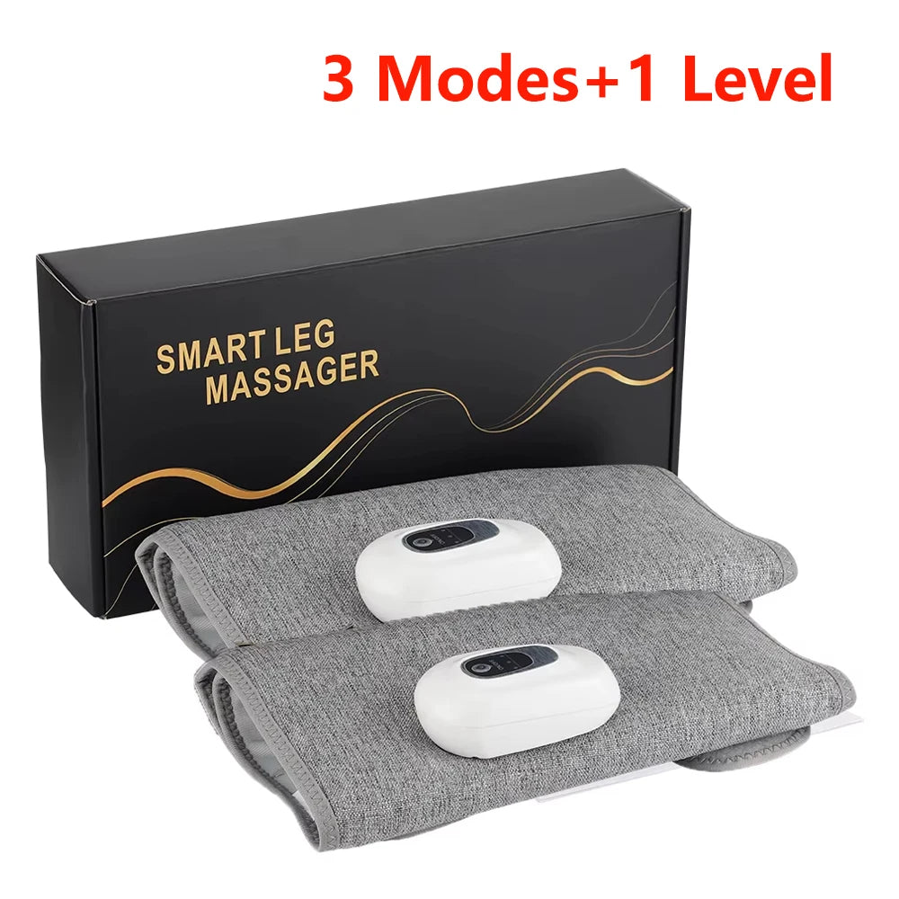 New Wireless Air Pressure Calf Massager Electric 4 Mode Airbag Compresstion Leg Massage Foot Calf Muscle Relax Blood Circulation