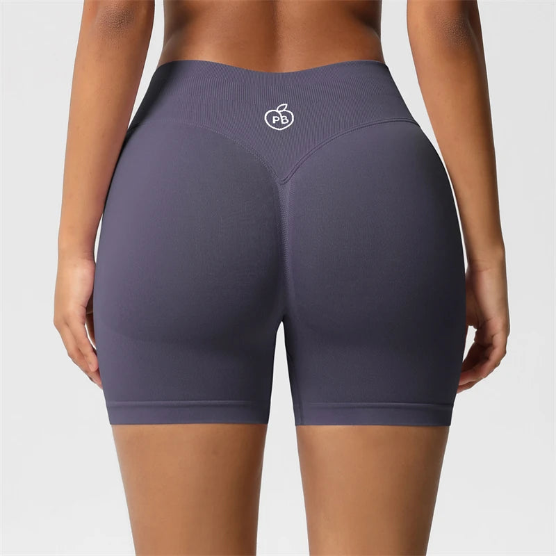 DARC·WOLVES Seamless Booty-Lift Biker Shorts — 3D Shaping Fit, High-Waist Compression for Women’s Workout & Everyday Style