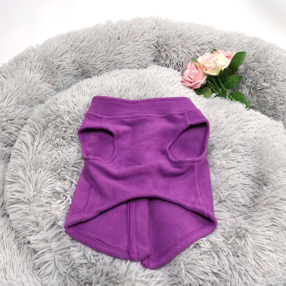 Winter Dog Clothes Soft Fleece Chihuahua Jacket French Bulldog Coat for Small Medium Dog Cat Warm Vest Puppy Pug Pet Apparel