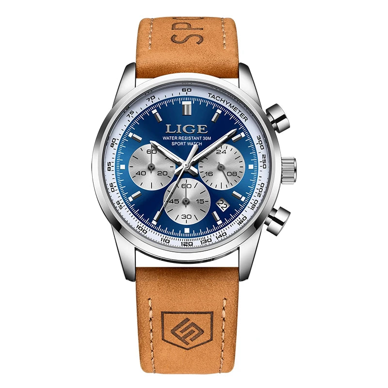 LIGE 2026 elegant fashion women's quartz wrist watch luxury women's watch sports chronograph clock casual gift Relogio Feminino