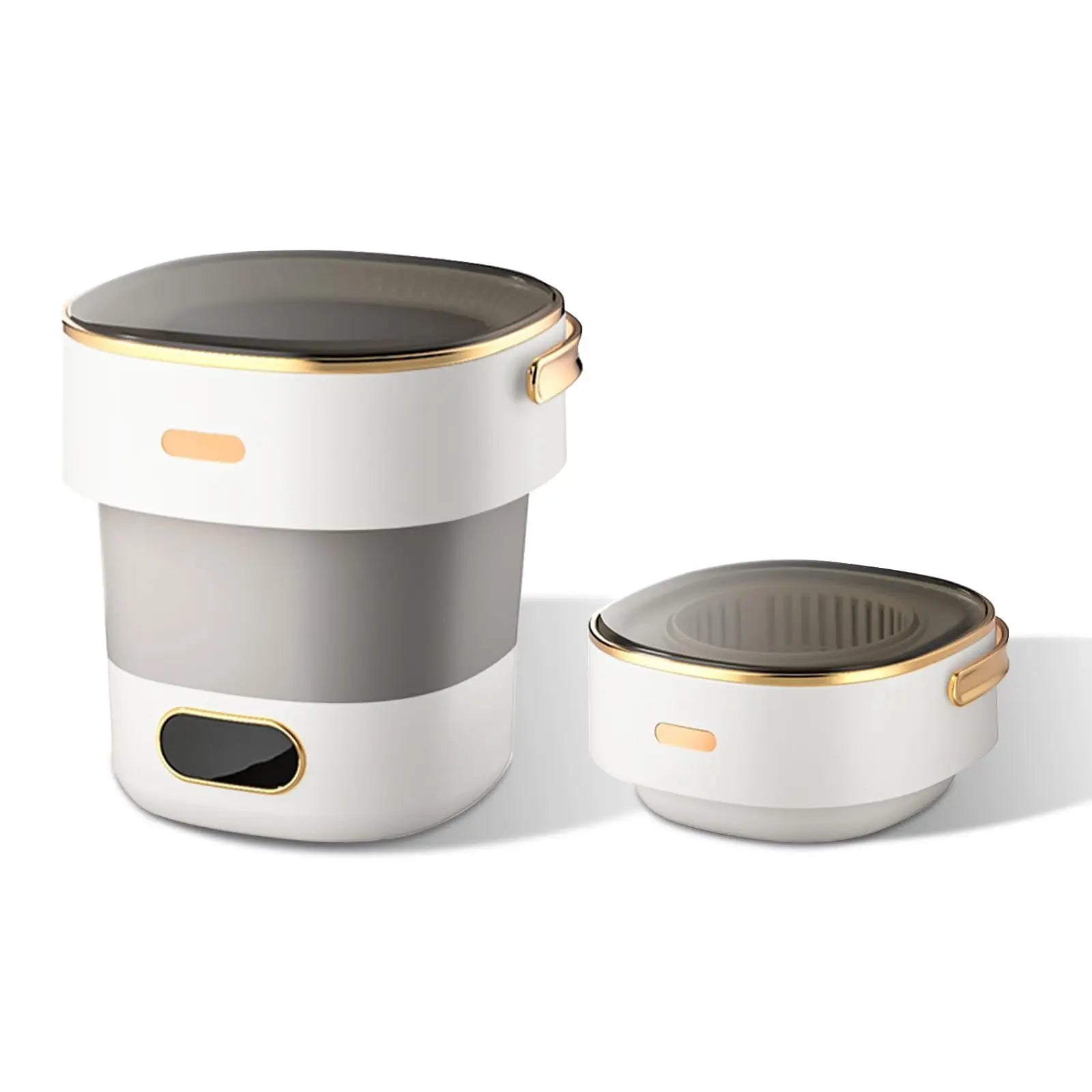 12L/13L Portable Folding Washing Machine With Spin Dry & Blue Light 3 Modes Quiet Compact Washer For RV Dorm Camping Travel