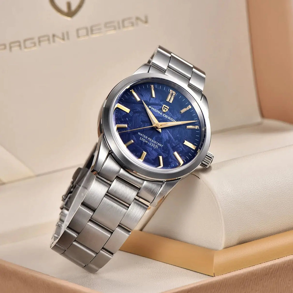 PAGANI DESIGN PD1734 40mm Men's Quartz Wristwatches TMI VH31 Luxury Sapphire Stainless Steel 100M Waterproof Reloj Hombre