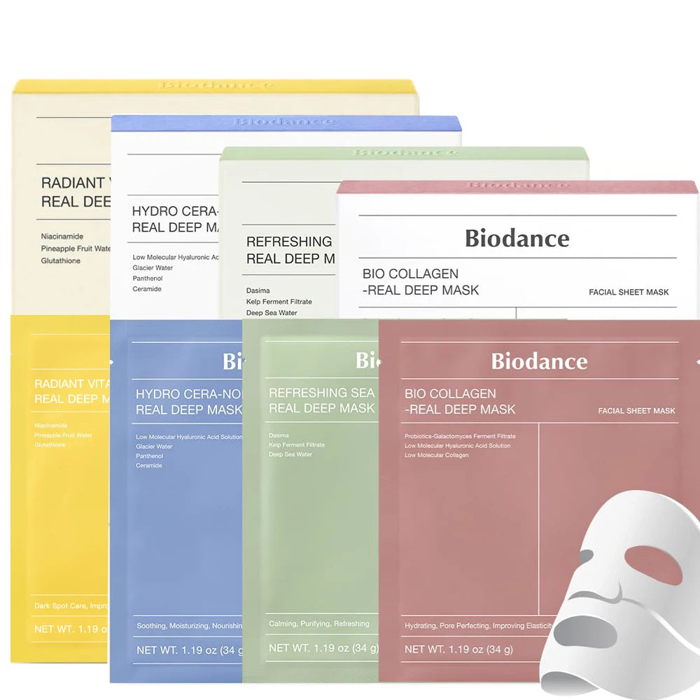 BIODANCE Bio-Collagen Real Deep Mask — Hydrating Overnight Hydrogel (Whole Face)