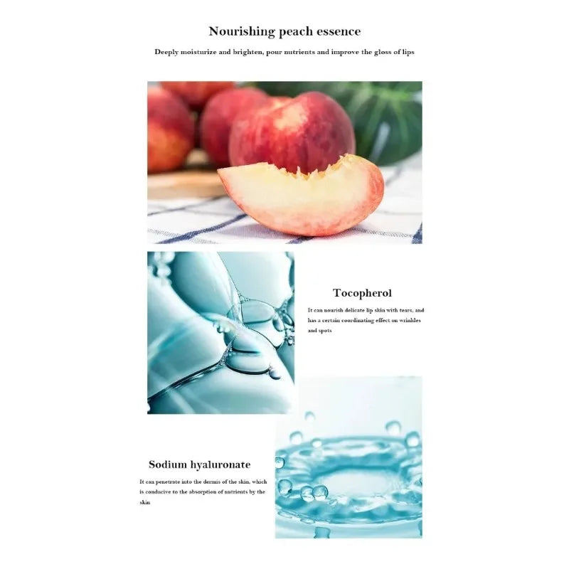 Innicare Collagen Nourishing Lip Mask Lip Care Moisture Fruits Essence Firming Moisturizing Labial Gel Patch Lips Pad Patches