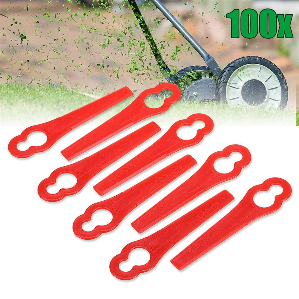 Plastic Trimmer Replacement Blades (20–120 Pack) – For Cordless Grass Trimmers