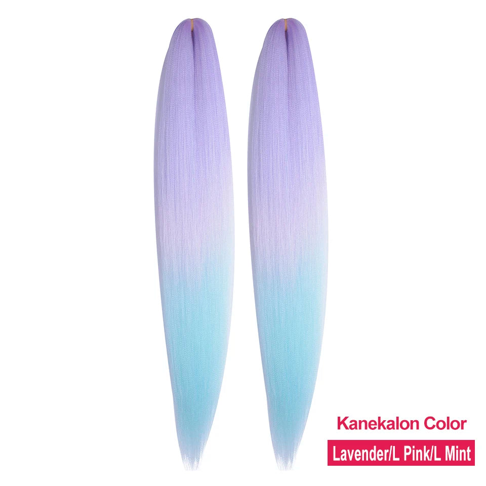 MISS ROLA Synthetic Kanekalon Hair 3 PCS  Jumbo Braids 22 Inches 60g Yaki Straight Hair Extension Pre Stretched Wholesale