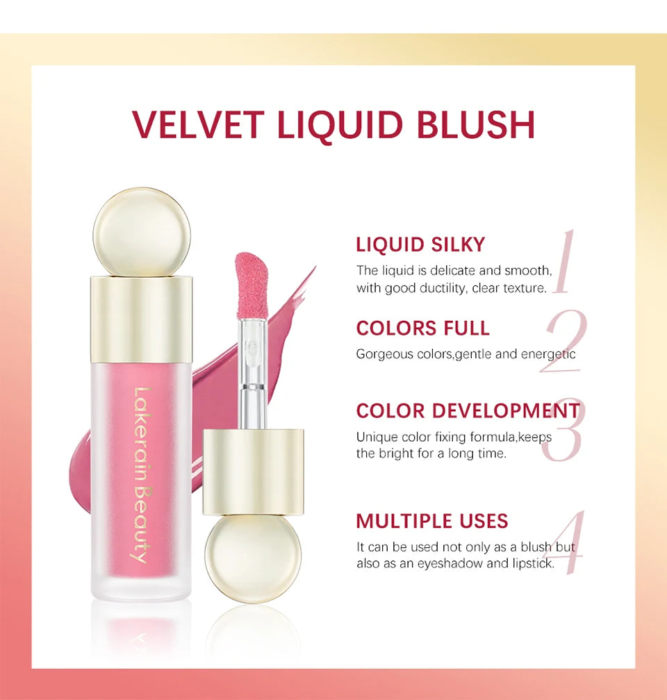 ibcccndc Velvet Liquid Blush — Natural-Looking Cheek Tint
