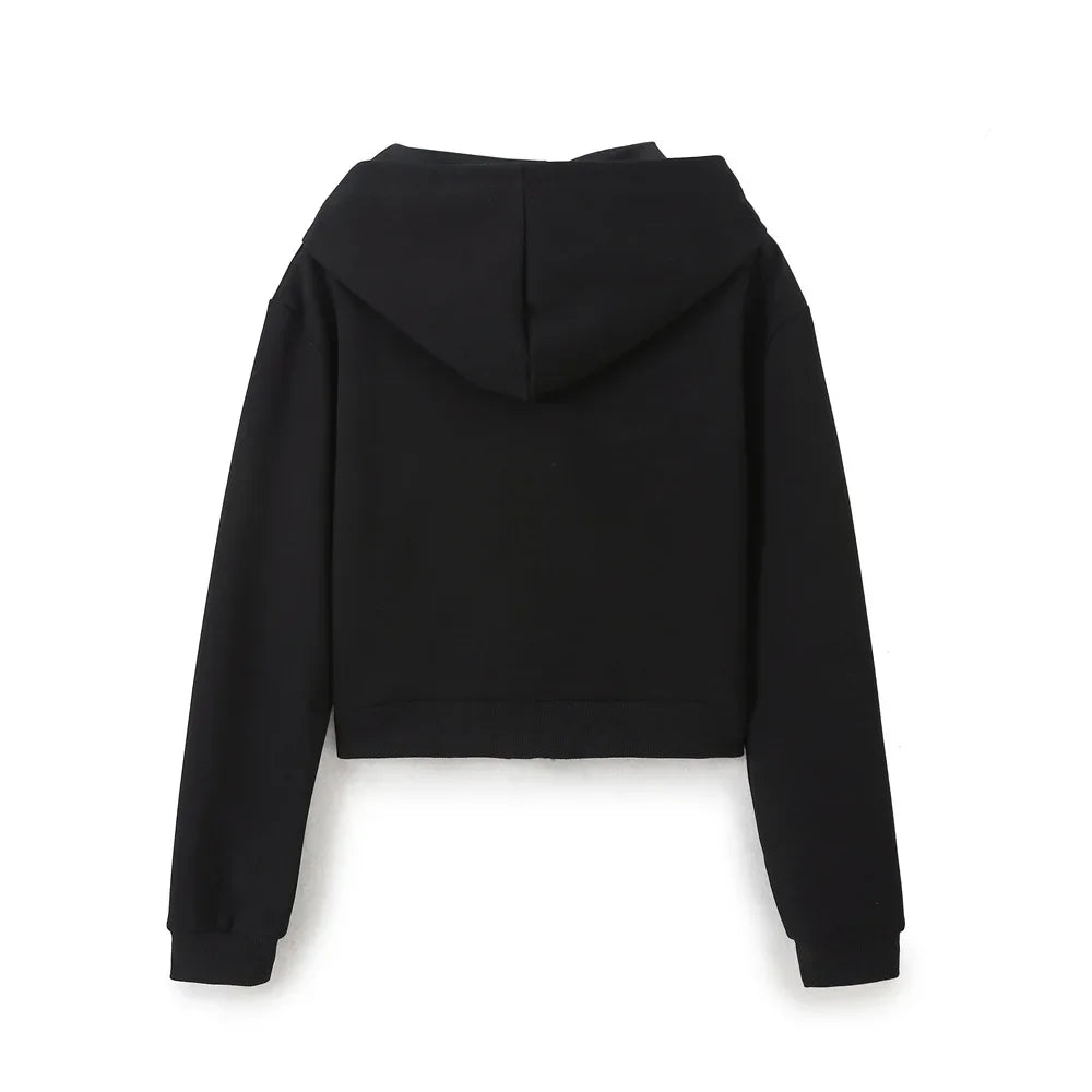 Women’s Embroidered Sweatshirt & Fleece-Lined Joggers Set – Cozy 2-Piece Sports Outfit (Fall New Arrival)