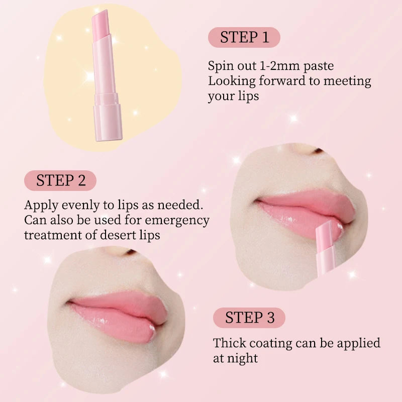 Remove Dark Lip Balm Moisturizing Lighten Melanin Bleaching Lip Gloss Lip Pink Lipstick Exfoliating Fade Lip Line Beauty Health