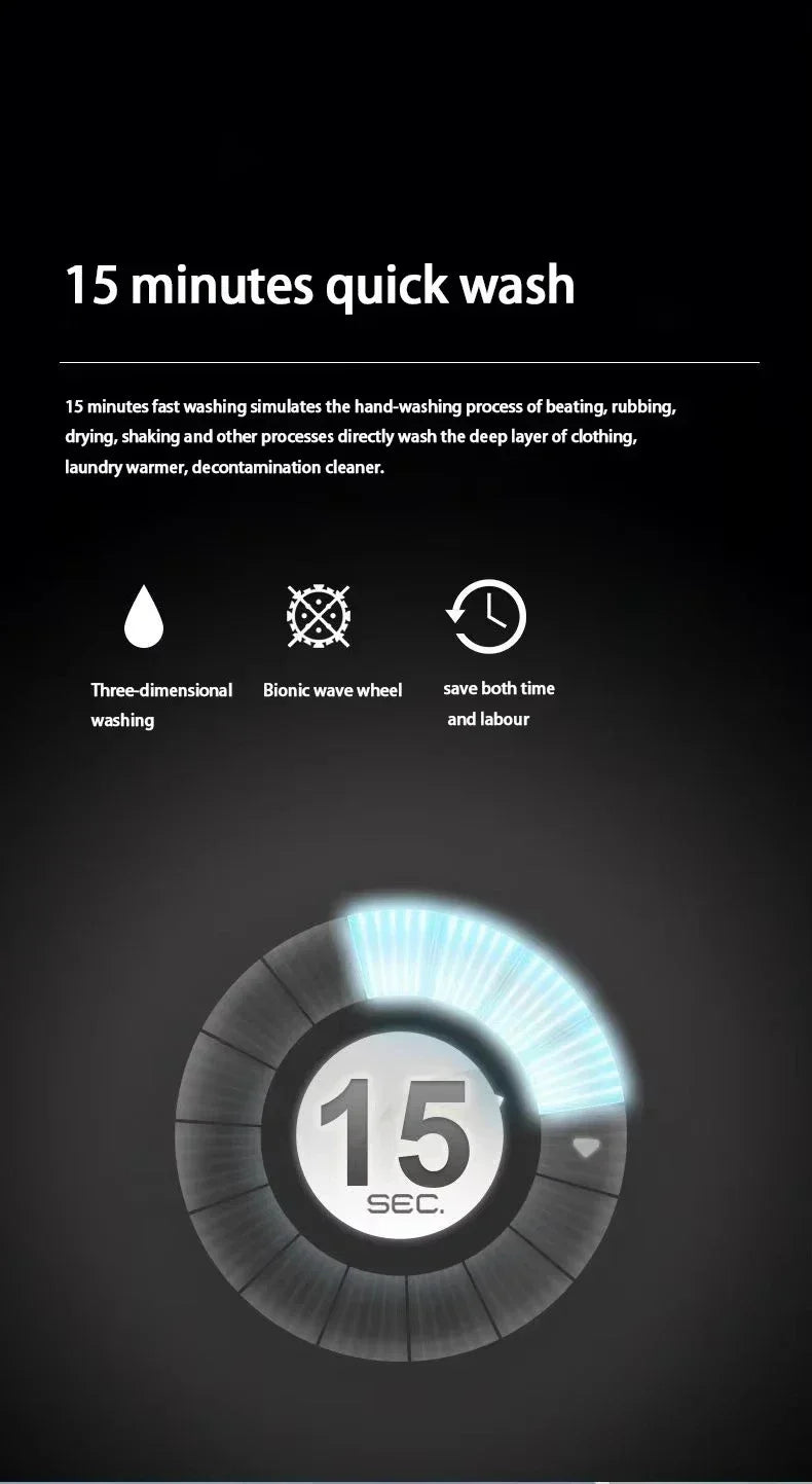 EU/UK/US 3 IN 1 Washing machine Semi-Auto household Small washing machine dormitory 7kg large capacity Washing & Shoe machine