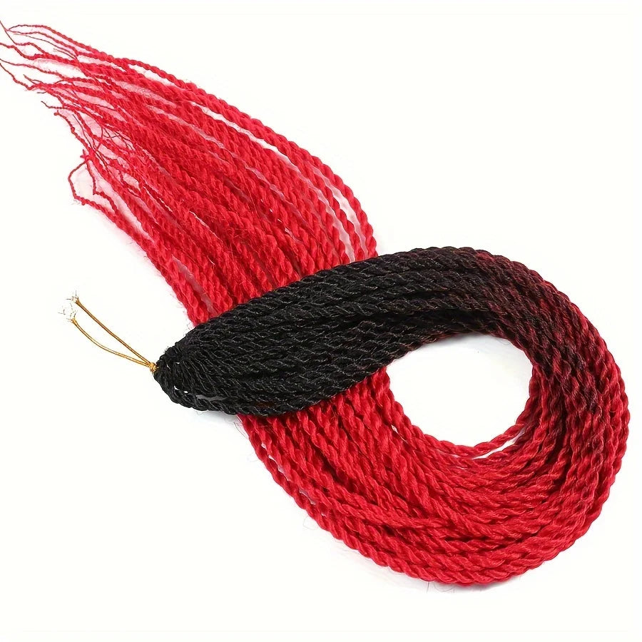 Senegalese Twist Hair Crochet Braided 24inch Synthetic Dreadlocks Crochet Hair Braids 30 Roots/Pack Senegalese Twist Box Braids