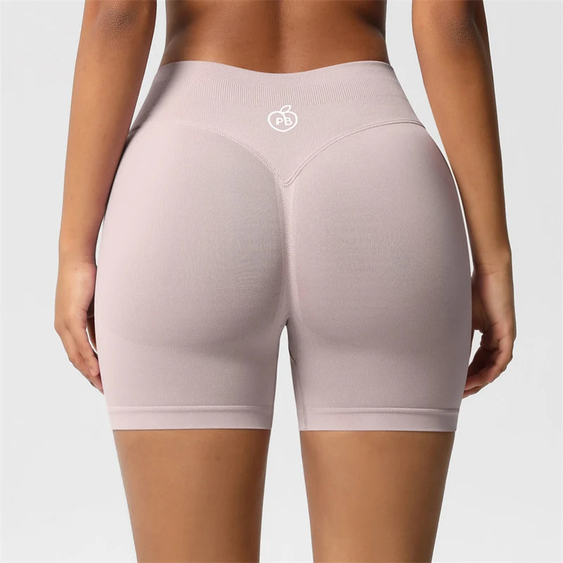 DARC·WOLVES Seamless Booty-Lift Biker Shorts — 3D Shaping Fit, High-Waist Compression for Women’s Workout & Everyday Style