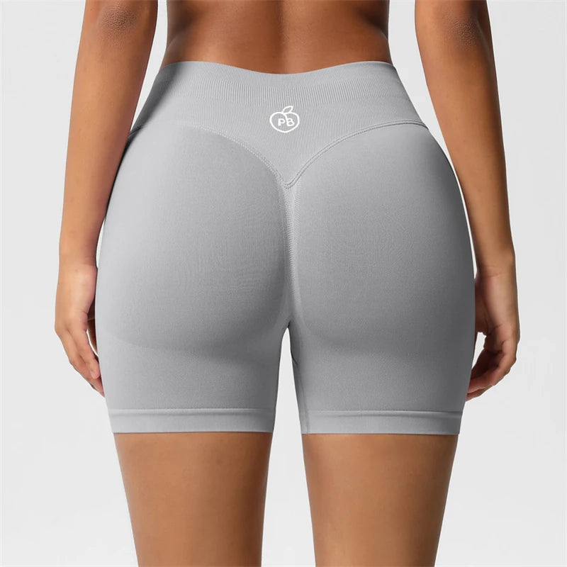 DARC·WOLVES Seamless Booty-Lift Biker Shorts — 3D Shaping Fit, High-Waist Compression for Women’s Workout & Everyday Style