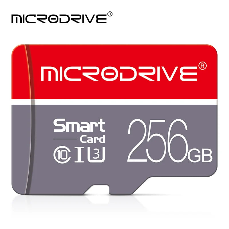 MicroDrive High-Speed microSD Card (16–256GB, C10/A1/U3, V10)