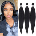 Sheila Beauty Pre-Stretched Braiding Hair — Soft Yaki Jumbo EZ Crochet Extensions (3-Strand Pack)