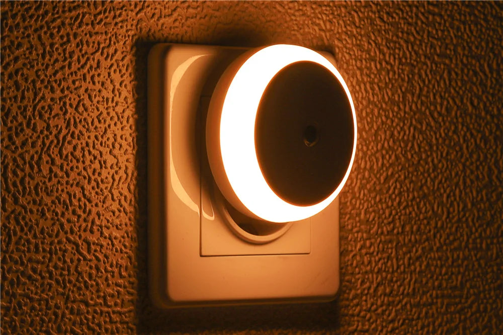 RXSFY Dusk-to-Dawn Plug-In LED Night Light (Auto-Dim)