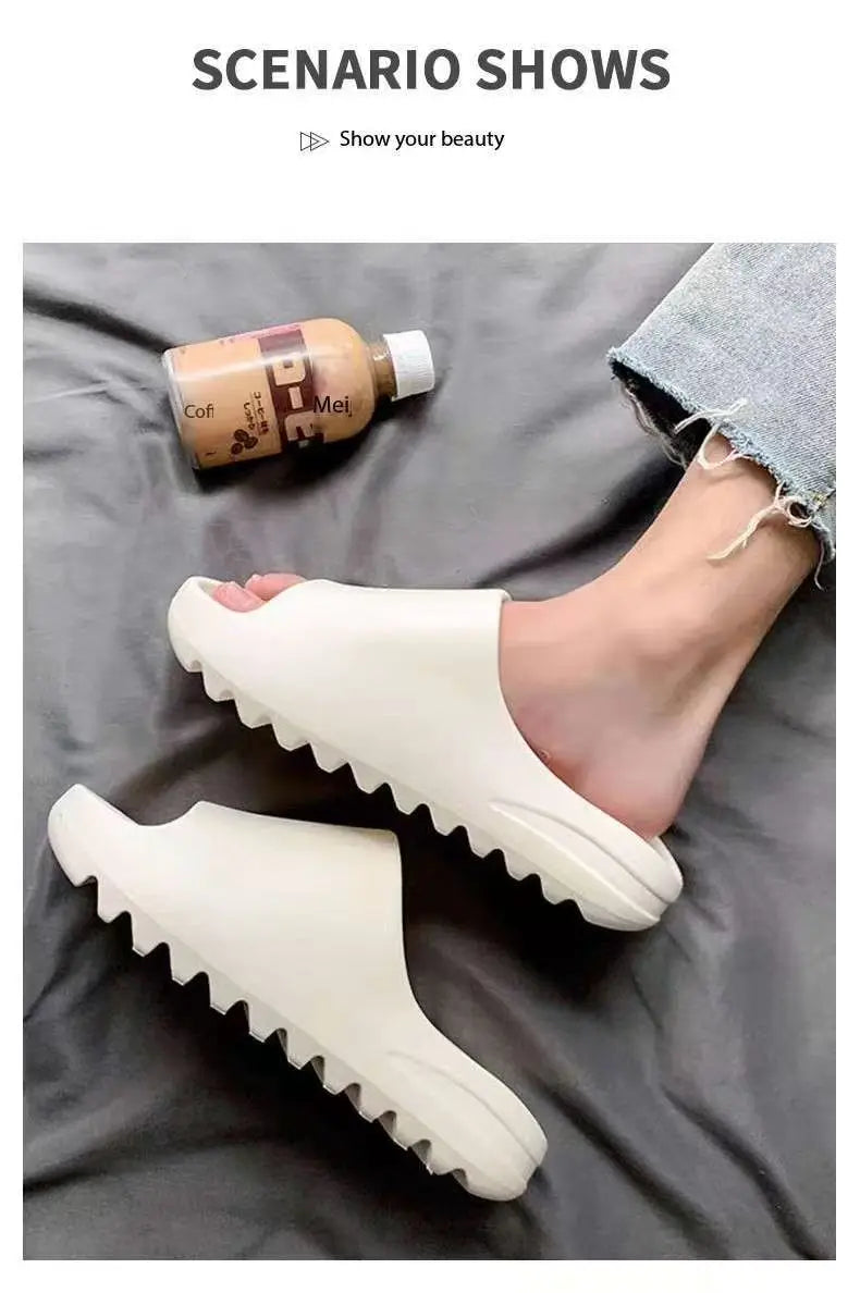 Coconut Slippers Cloud Thick-soled Sandals Summer Fashion Soft Bottom Beach Men Slippers Women's Sandals EVA Slides