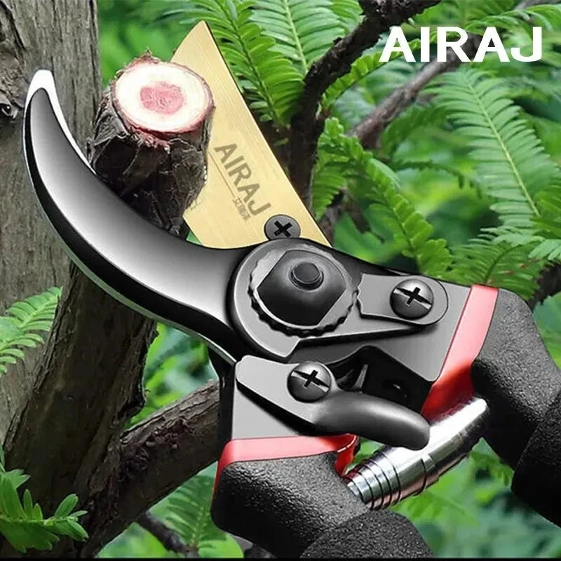 AIRAJ Bypass Pruning Shears – Heavy-Duty Ultra-Sharp Hand Pruners