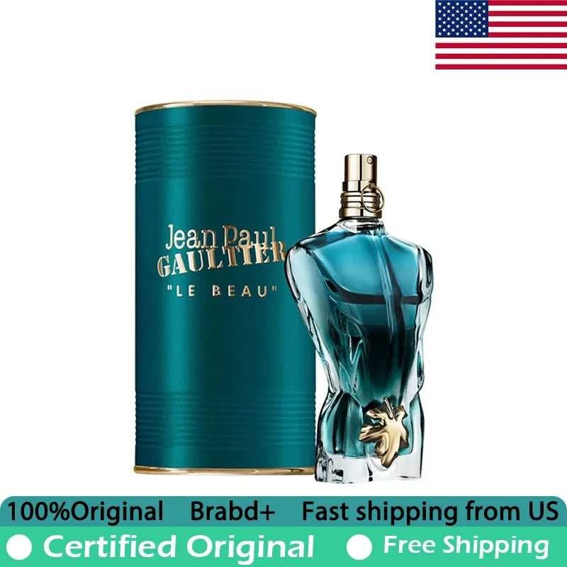 Jean Paul Gaultier Le Beau Eau de Parfum Spray 4.2 Oz 125 ML Original Premium Perfumes Lasting Oriental Woody Pheromones Perfume