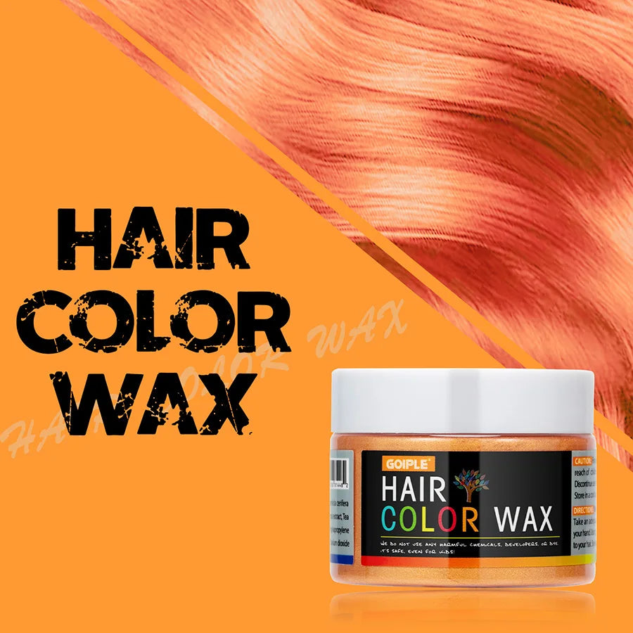 Valentine's Day Hair Color Wax for Men & Women Hair Clay Fashion One-Time Temporary Styling Dye Cream Easy Wash Hair Beard Color