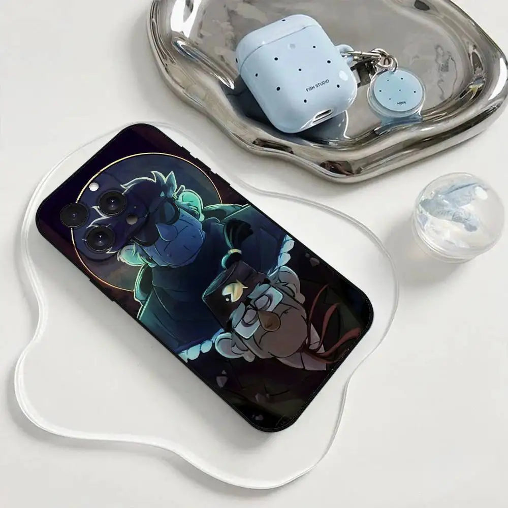 Gravity Falls Pig Cover Phone Case Phone Case For Iphone 17 16 15 11 13 14 Pro Max X Xr Xs Max 12mini Black Shell Cover Case