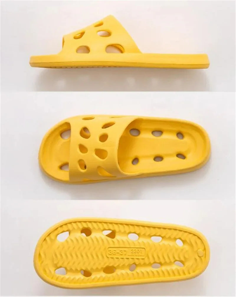 Summer Leaky Slippers Bathroom Bathing Confortable Men Women Couple Home Indoor Non-slip EVA Sandals Slippers Beach Slippers
