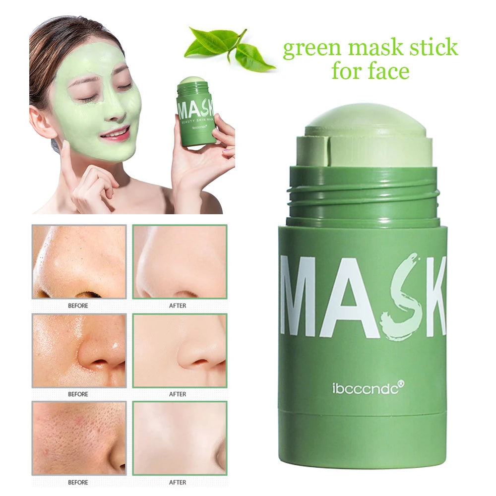 Green Tea Cleansing Stick Mask – Washable Mud Mask for Oil Control (40g)
