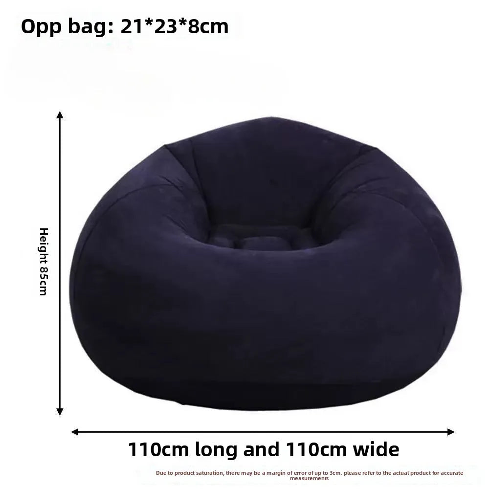 Large Lazy Inflatable Sofa Chairs PVC Lounger Seat Bean Bag Sofas Pouf Puff Couch Tatami Living Room Supply