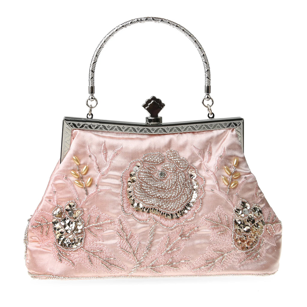 Bead Embroidery Women Evening Bag Diamonds Shell Lady Small Day Clutches Party Dinner Bag Wedding Bridal Pearl Handbags Purse