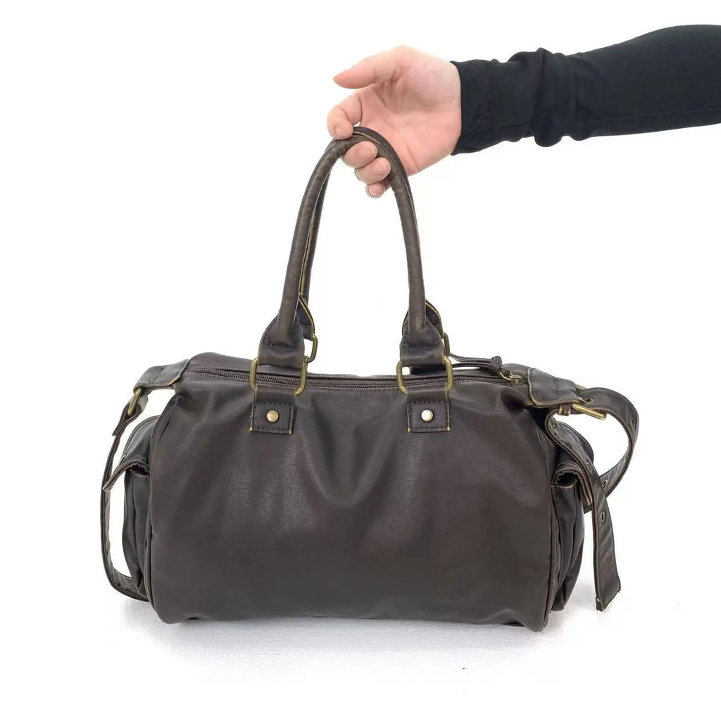 Venn Angel Women Handbags Top-handle PU Shoulder Bag Satchel Fashion Dumpling Pack Tassel Design Multi-pockets Evening Bags