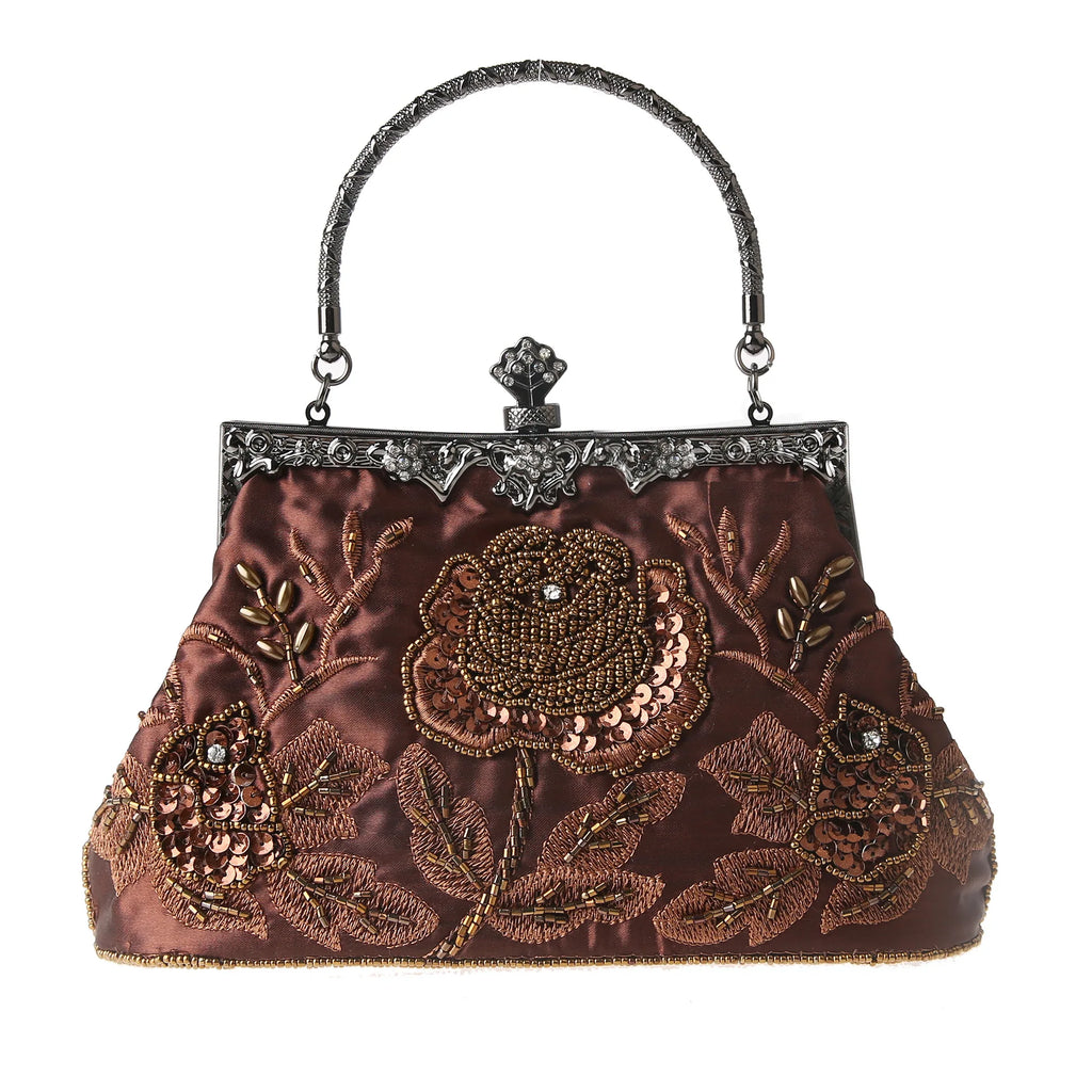 Bead Embroidery Women Evening Bag Diamonds Shell Lady Small Day Clutches Party Dinner Bag Wedding Bridal Pearl Handbags Purse