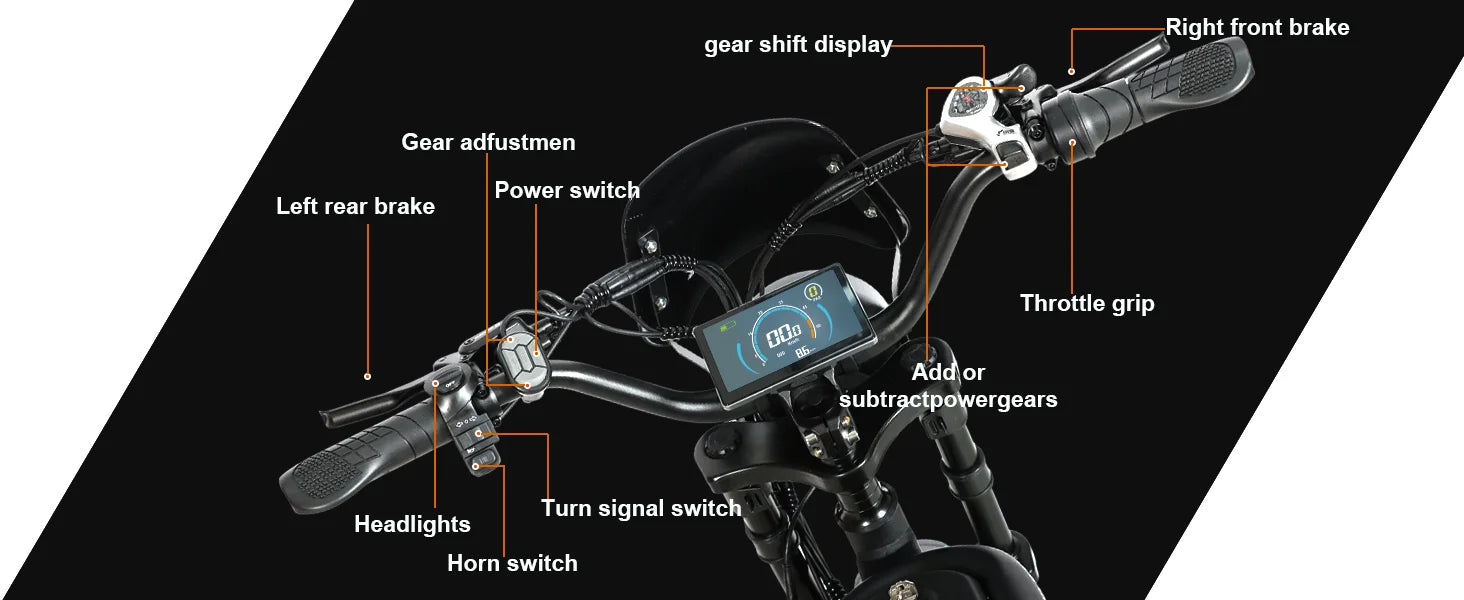BAOLUJIE DM01 Electric Bike for Adults — 60V 2000W, Up to 42 MPH, Long-Range