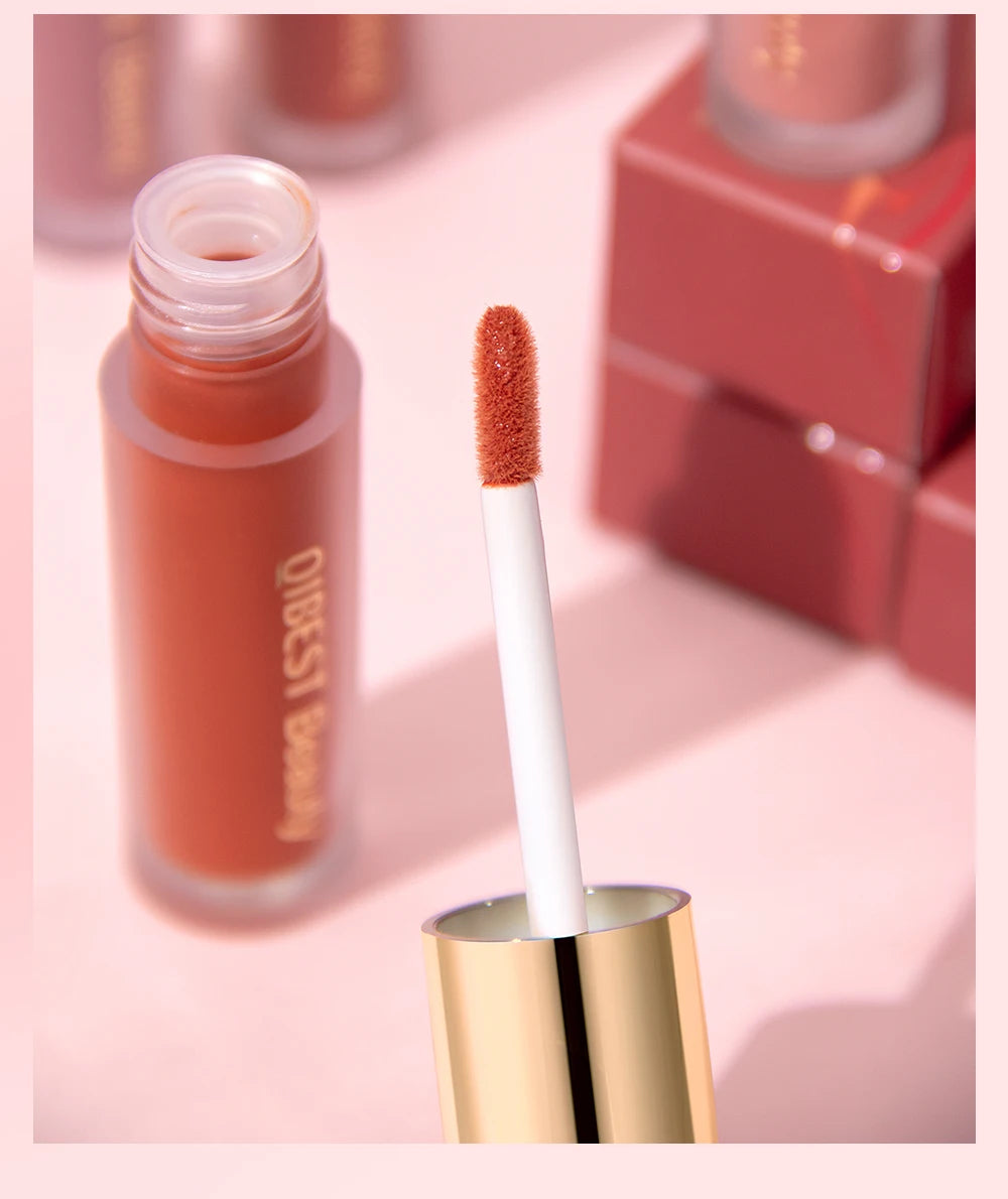 QIBEST Cushion-Applicator Liquid Blush (Waterproof, Soft-Matte)