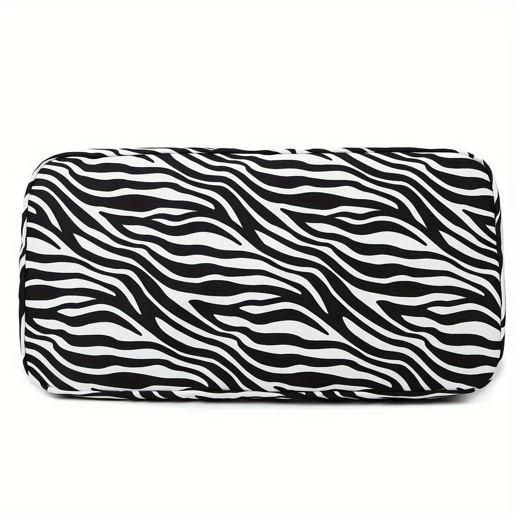 Large Capacity Nylon Travel Duffle Bag with Animal Print, Sports Gym Storage Bag, Portable Women'S Weekender Overnight Bag