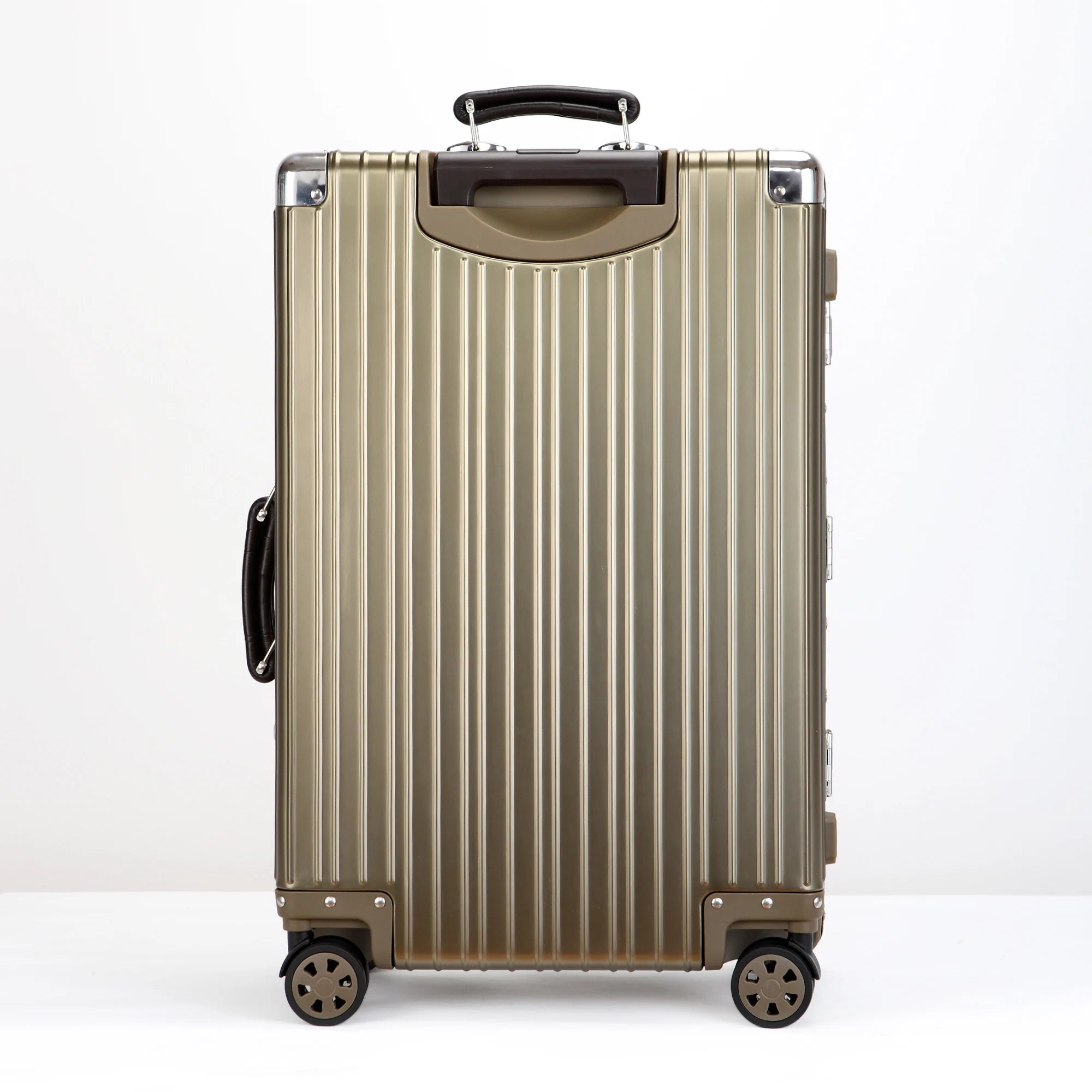 All Aluminum-magnesium Alloy Travel Suitcase High Quality Rolling Luggage 20/24/26/29'' Retro Trolley Case Bag Carry-On Boarding