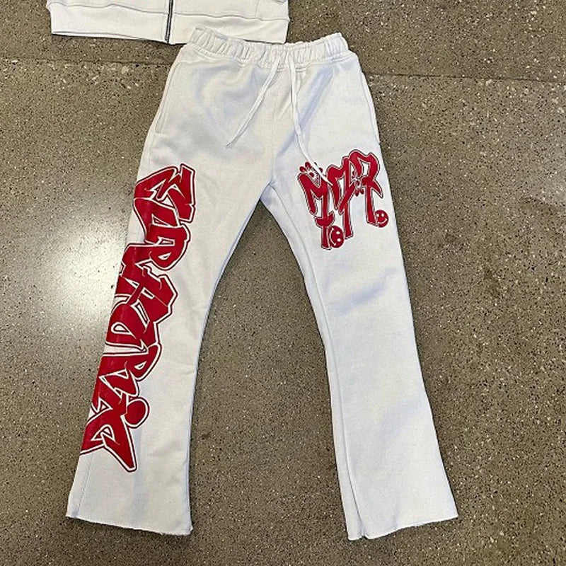 High Street Y2K zip up hoodie women Gothic 90s Print Hoodie kawaii streetwear Sweatshirt Vintage clothing Punk Loose Hip Hop