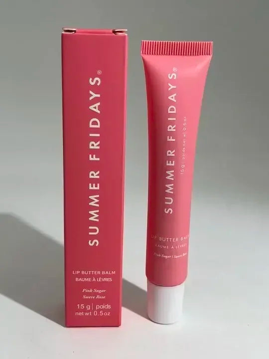 Summer Fridays Lip Balm Gloss — Moisturizing Mirror-Shine Lip Oil (Vanilla • Pink Sugar • Coffee Cake • Clear)