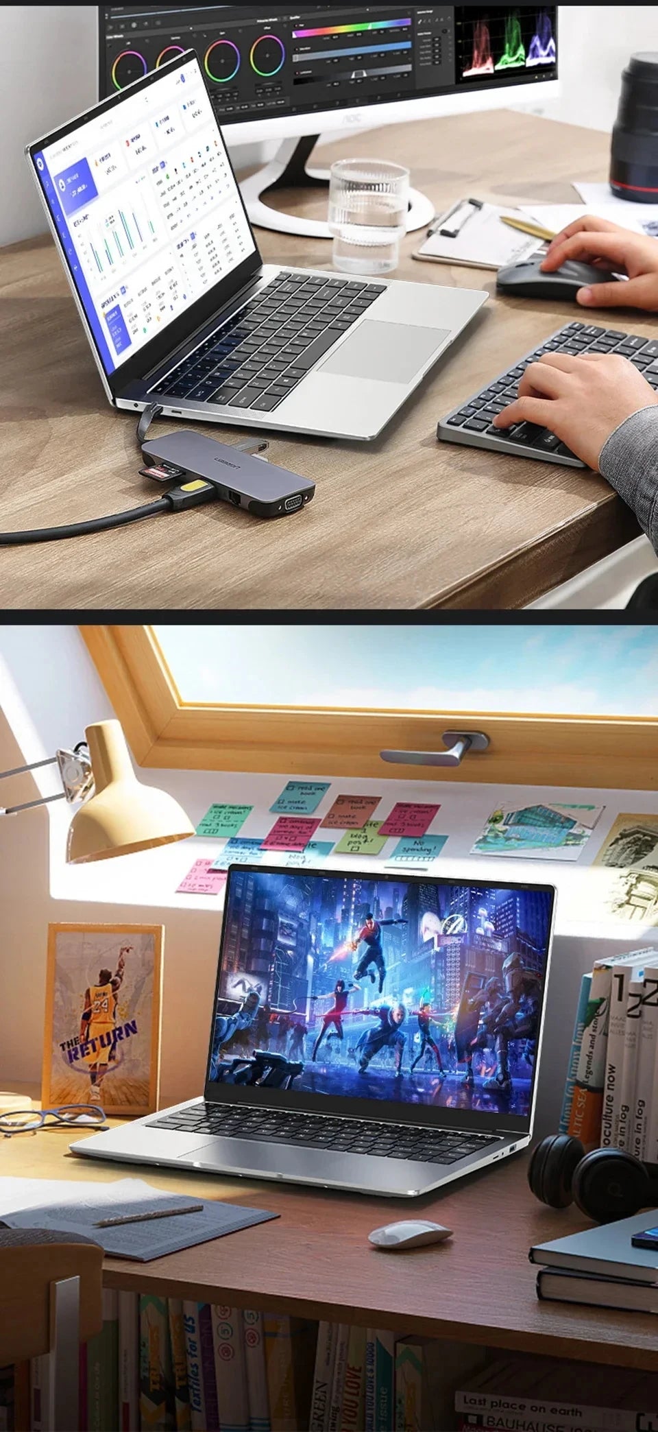 Xia Man 14.1″ Laptop — Intel Atom E3950, 12GB DDR4 RAM, 1TB SSD, Full HD 1080P IPS Display, Windows 11 Pro, Lightweight Office Notebook