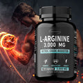 L-Arginine 3000mg - Men's Strength and Endurance Supplement,Support Reproductive Health - 120 Capsules