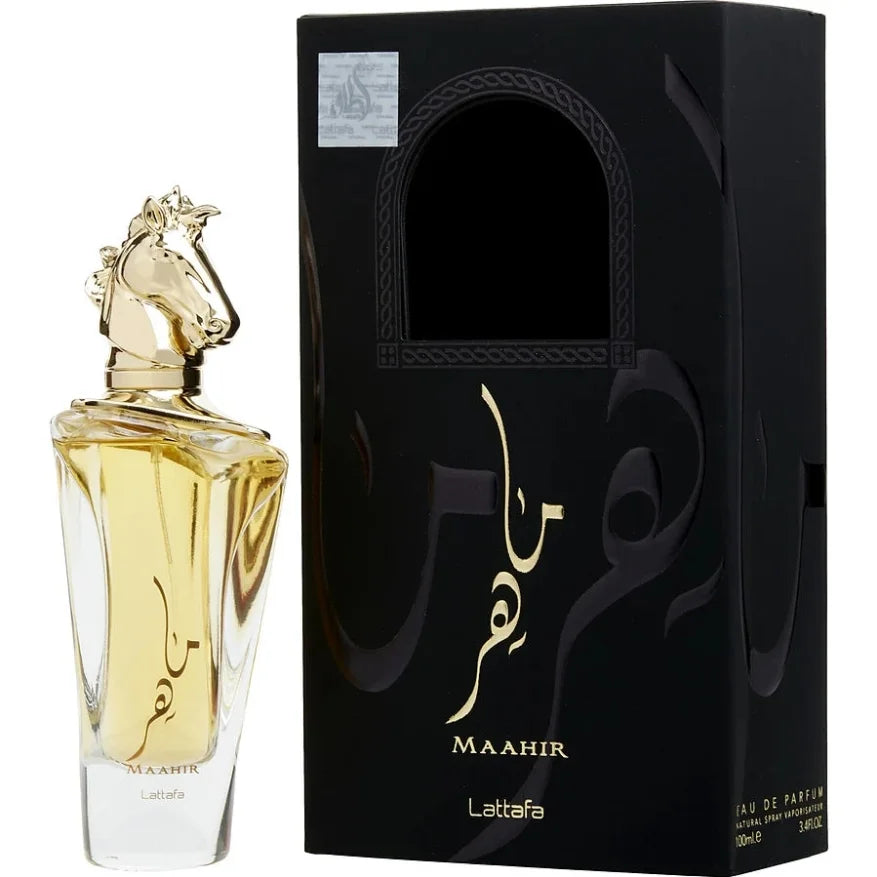 Lattafa Maahir Eau de Parfum – Unisex Fresh Floral Fruity (100ml)