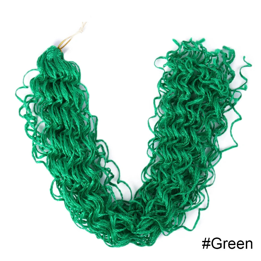 Zizi Braids Crochet Box Braids Twist Synthetic Braiding Hair Extensions 20-25 roots/Pack Pink White Purple Bug Gray 613 Luoyudu